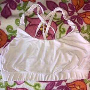 Lululemon White Energy Bra